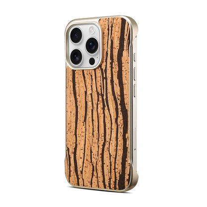 For iPhone 16 Pro Denior A18 WoodenPaint MagSafe Phone Case(Tree Pattern) - iPhone 16 Pro Cases by Denior | Online Shopping UK | buy2fix