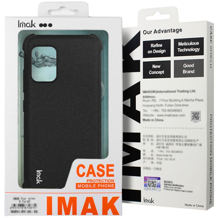 For Asus ROG Phone 9 / ROG Phone 9 Pro imak Shockproof Airbag TPU Phone Case(Matte Black) - ASUS Cases by imak | Online Shopping UK | buy2fix