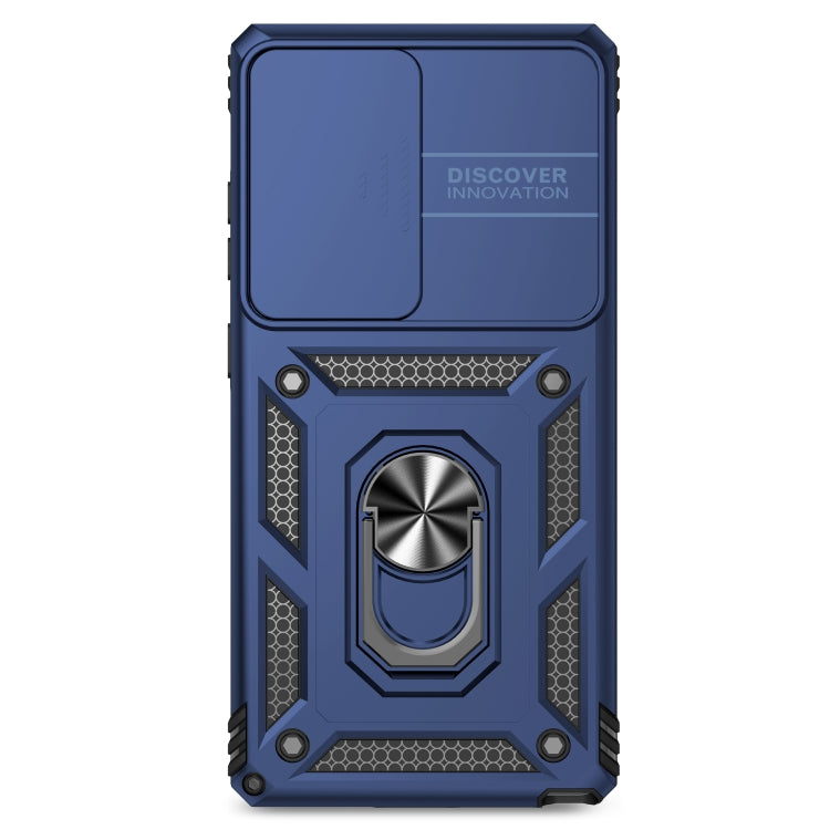 For Samsung Galaxy S25 Ultra 5G Sliding Camshield Holder Phone Case(Blue) - Galaxy S25 Ultra 5G Cases by buy2fix | Online Shopping UK | buy2fix