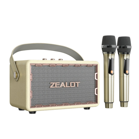 Zealot MT01M Retro Card Portable Wireless Bluetooth Speaker with Dual Microphones(White) - Desktop Speaker by ZEALOT | Online Shopping UK | buy2fix