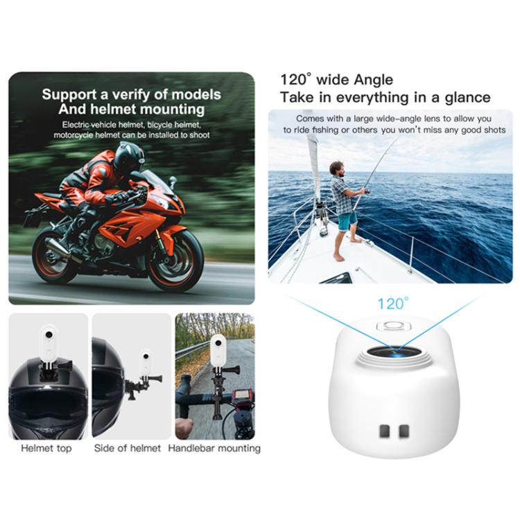 H88 4K Thumb Sports Camera Mini WiFi Camera, Specification:Simple Version(Black) - Video Cameras by buy2fix | Online Shopping UK | buy2fix