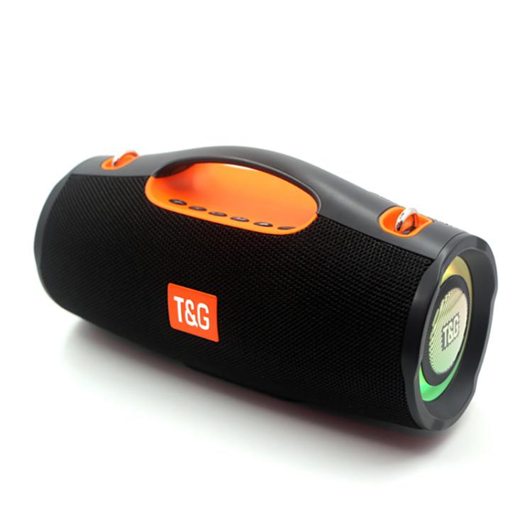 T&G TG437 20W Portable TWS Subwoofer Bluetooth Speaker(Black) - Desktop Speaker by T&G | Online Shopping UK | buy2fix