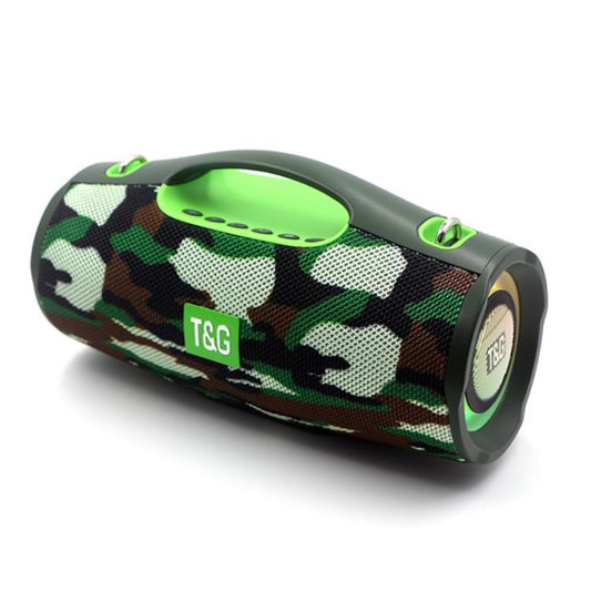 T&G TG437 20W Portable TWS Subwoofer Bluetooth Speaker(Camouflage) - Desktop Speaker by T&G | Online Shopping UK | buy2fix