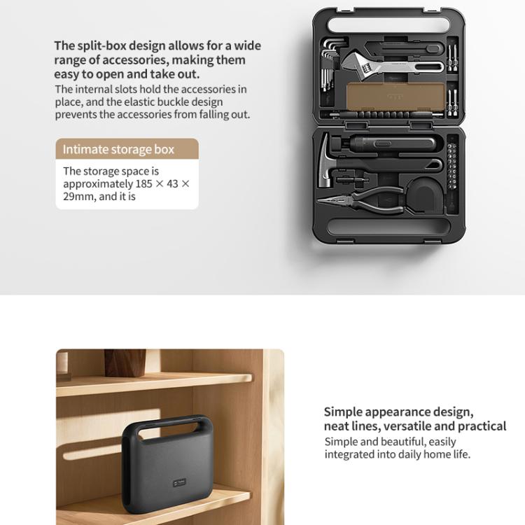 Xiaomi Mijia Power Tool Combination Set(Black) - Tool Kits by Xiaomi | Online Shopping UK | buy2fix