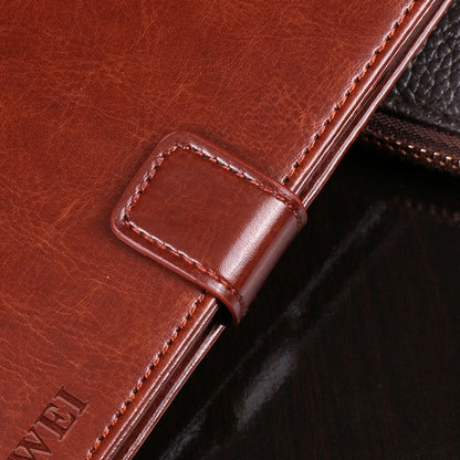For Blackview BV6900 idewei Crazy Horse Texture Horizontal Flip Leather Case with Holder & Card Slots & Wallet(Brown) - More Brand by idewei | Online Shopping UK | buy2fix
