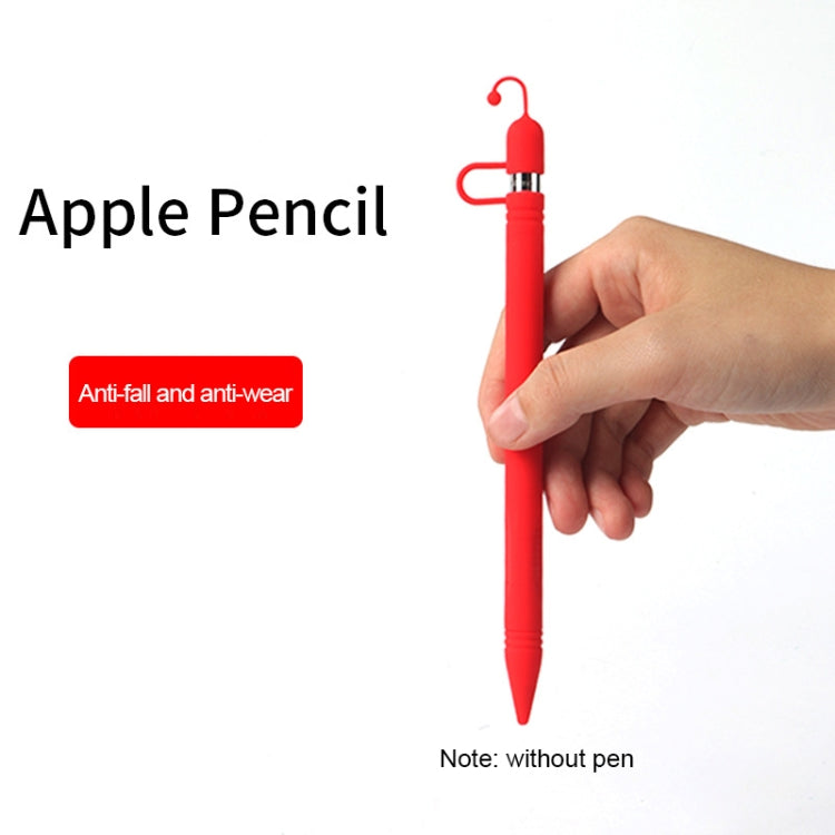 Apple Pen Cover Anti-lost Protective Cover for Apple Pencil (Red) - Pencil Accessories by buy2fix | Online Shopping UK | buy2fix