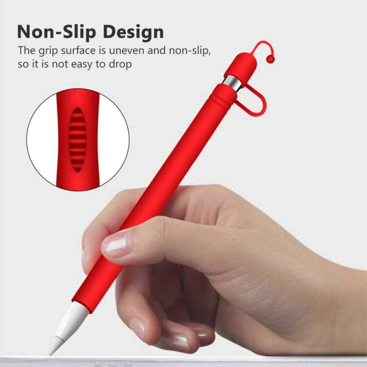 Apple Pen Cover Anti-lost Protective Cover for Apple Pencil (Red) - Pencil Accessories by buy2fix | Online Shopping UK | buy2fix