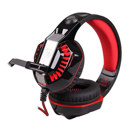 KOTION EACH G2000 Stereo Bass Gaming Headphone with Microphone & LED Light, For PS4, Smartphone, Tablet, Computer, Notebook(Red) - Multimedia Headset by KOTION EACH | Online Shopping UK | buy2fix