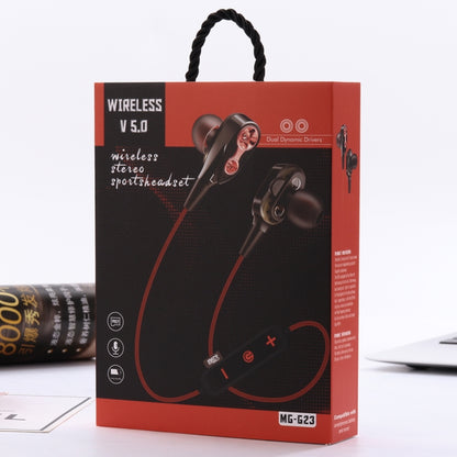 MG-G23 Portable Sports Bluetooth V5.0 Bluetooth Headphones, with 4 Speakers(Red) - Neck-mounted Earphone by buy2fix | Online Shopping UK | buy2fix