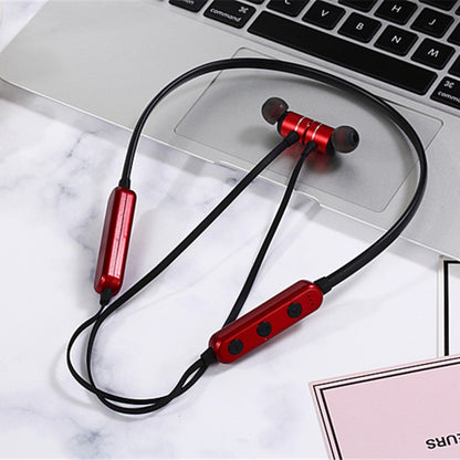 MG-G17 Bluetooth 4.2 Sport Wireless Bluetooth Earphone, Support Card(Red) - Neck-mounted Earphone by buy2fix | Online Shopping UK | buy2fix