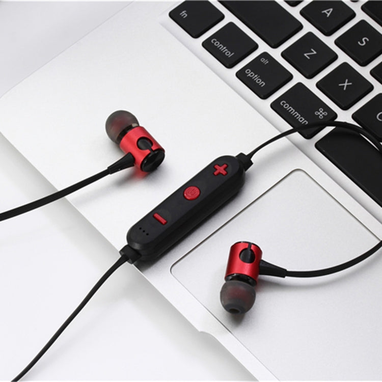 MG-G20 Bluetooth 4.2 Sport Wireless Bluetooth Earphone, Support Card(Red) - Neck-mounted Earphone by buy2fix | Online Shopping UK | buy2fix