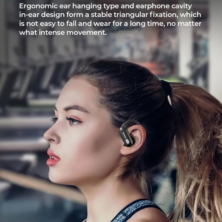 Lenovo XT60 Bluetooth 5.3 Ear-mounted Sports Wireless Bluetooth Earphone (White) - Bluetooth Earphone by Lenovo | Online Shopping UK | buy2fix