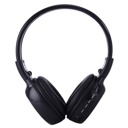 BS-N65 Headband Folding Stereo HiFi Wireless Headphone Headset with LCD Screen & TF Card Slot & LED Indicator Light & FM Function(Black) - Headset & Headphone by buy2fix | Online Shopping UK | buy2fix