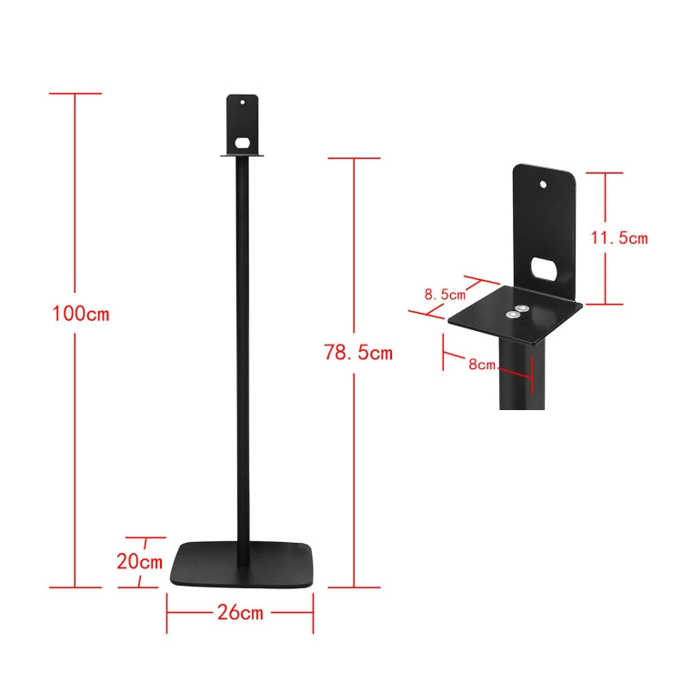 Pairs Floor Stand Bracket For Sony SA-RS3S - Speaker Bracket by buy2fix | Online Shopping UK | buy2fix