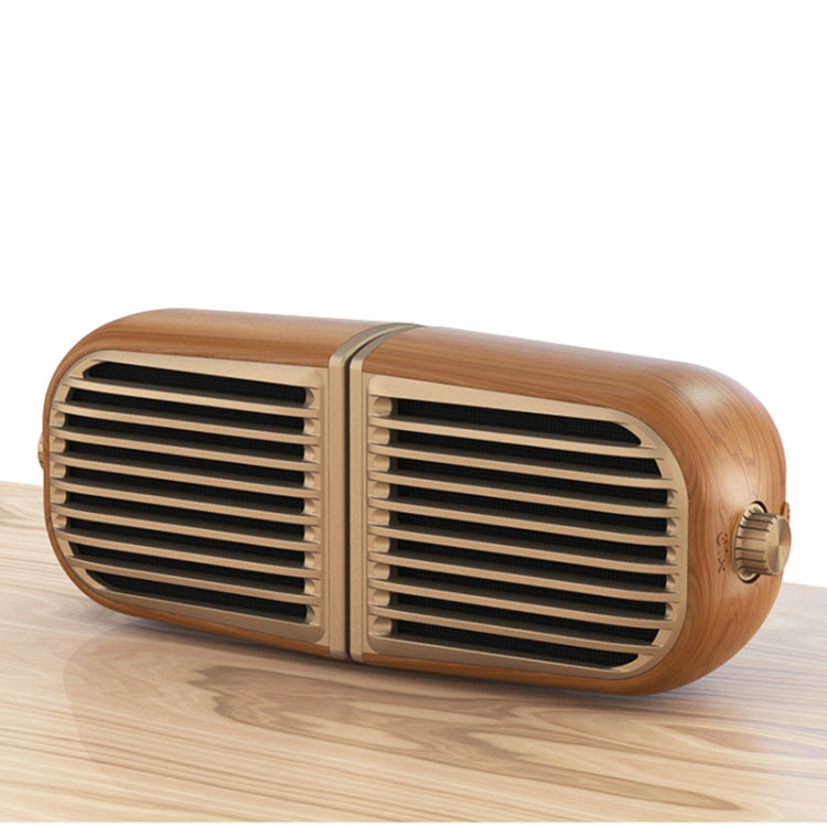 Oneder V8 Magnetic Suction Pair Stereo Sound Box Wireless Bluetooth Speaker with Strap, Support Hands-free & TF Card & AUX & USB Drive(Champagne Gold) - Desktop Speaker by OneDer | Online Shopping UK | buy2fix