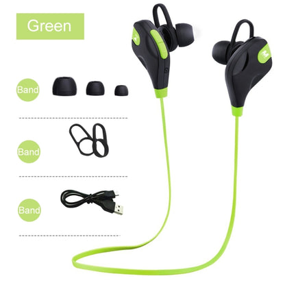 M8 Wireless Bluetooth Stereo Earphone with Wire Control + Mic, Wind Tunnel WT200 Program, Support Handfree Call, For iPhone, Galaxy, Sony, HTC, Google, Huawei, Xiaomi, Lenovo and other Smartphones(Green) - Bluetooth Earphone by buy2fix | Online Shopping UK | buy2fix