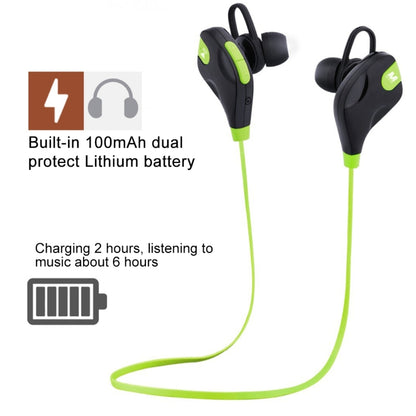 M8 Wireless Bluetooth Stereo Earphone with Wire Control + Mic, Wind Tunnel WT200 Program, Support Handfree Call, For iPhone, Galaxy, Sony, HTC, Google, Huawei, Xiaomi, Lenovo and other Smartphones(Green) - Bluetooth Earphone by buy2fix | Online Shopping UK | buy2fix