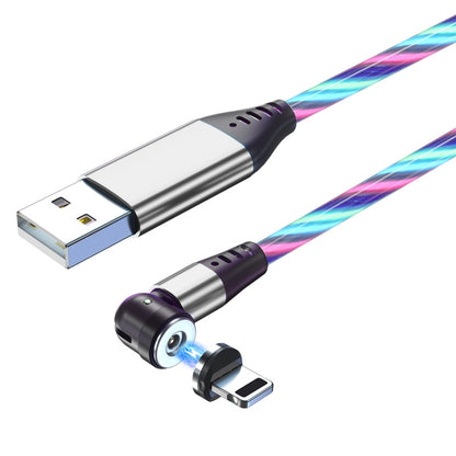 2.4A USB to 8 Pin 540 Degree Bendable Streamer Magnetic Data Cable, Cable Length: 1m(Colour) - Charging Cable & Head by buy2fix | Online Shopping UK | buy2fix