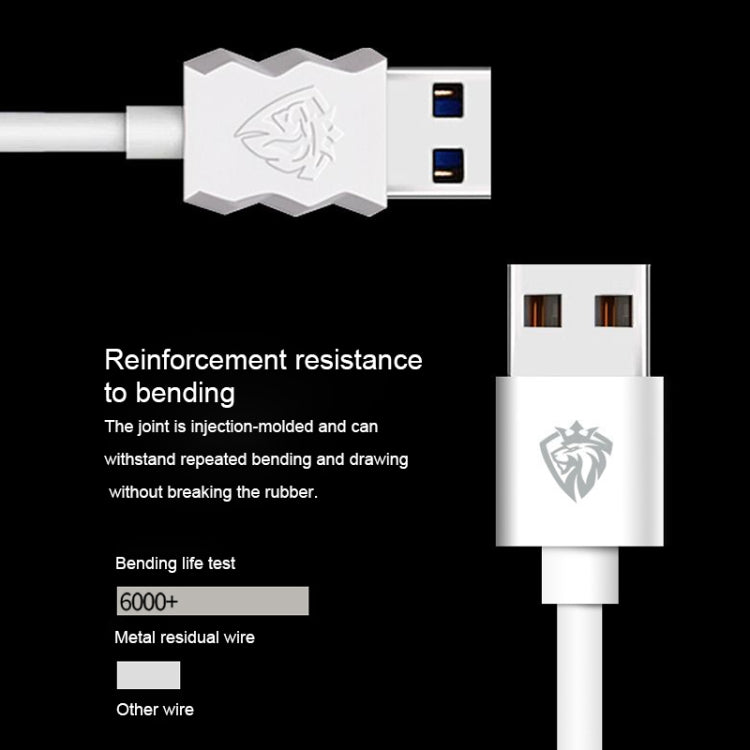 Lenyes LC701 1m 2.4A Output USB to 8 Pin PVC Data Sync Fast Charging Cable - Normal Style Cable by buy2fix | Online Shopping UK | buy2fix