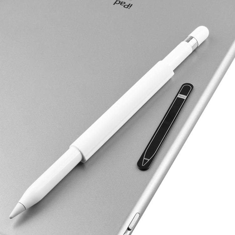 Magnetic Sleeve Silicone Holder Grip Set for Apple Pencil (White) - Pencil Accessories by buy2fix | Online Shopping UK | buy2fix