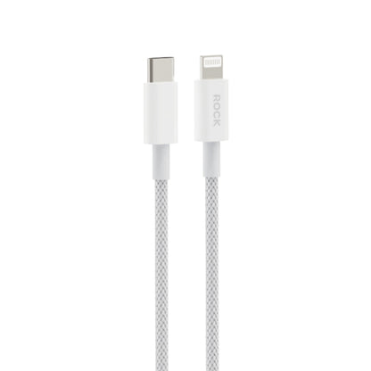 ROCK Z20 1m PD27W USB-C / Type-C to 8 Pin Fast Charging Data Cable - 2 in 1 Cable by ROCK | Online Shopping UK | buy2fix