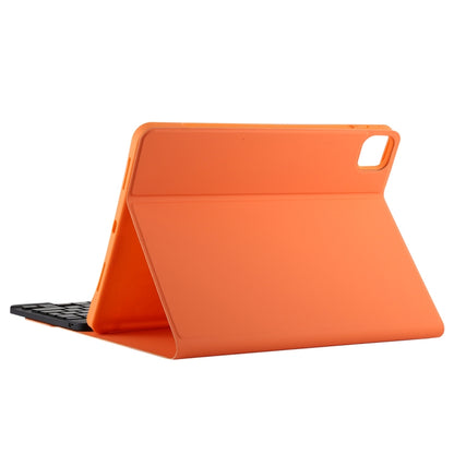 TG11BS Detachable Bluetooth Black Keyboard + Microfiber Leather Tablet Case for iPad Pro 11 inch (2020), with Backlight & Pen Slot & Holder(Orange) - For iPad Pro by buy2fix | Online Shopping UK | buy2fix