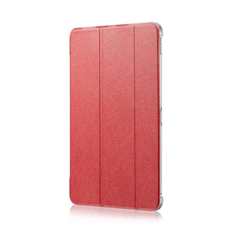 Silk Texture Horizontal Flip  Magnetic PU Leather Case for iPad Air 13 2024 / iPad Pro 12.9 inch (2018), with Three-folding Holder & Sleep / Wake-up Function(Red) - iPad Pro 11 (2018) Cases by buy2fix | Online Shopping UK | buy2fix