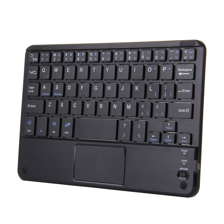 Bluetooth Wireless Keyboard with Touch Panel, Compatible with All Android & Windows 9 inch Tablets with Bluetooth Functions(Black) - Universal Keyboard by buy2fix | Online Shopping UK | buy2fix