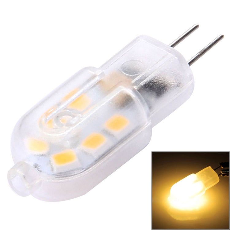 G4 2W 180LM Transparent Cover Corn Light Bulb, 12 LED SMD 2835, AC 220-240V(Warm White) - LED Blubs & Tubes by buy2fix | Online Shopping UK | buy2fix