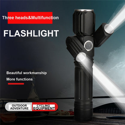 KS-739 USB Charging Waterproof T6+XPE Fixed Focus LED Flashlight with 4-Modes - LED Flashlight by buy2fix | Online Shopping UK | buy2fix