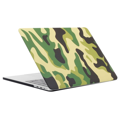 For 2016 New Macbook Pro 13.3 inch A1706 & A1708 Green Camouflage Pattern Laptop Water Decals PC Protective Case - MacBook Pro Cases by buy2fix | Online Shopping UK | buy2fix