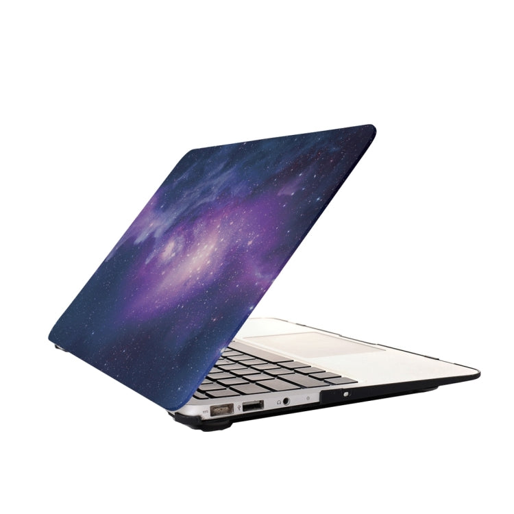 For Macbook Air 13.3 inch Starry Sky Patterns Apple Laptop Water Decals PC Protective Case(Blue) - MacBook Air Cases by buy2fix | Online Shopping UK | buy2fix