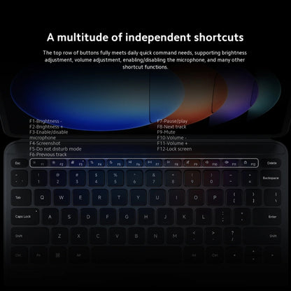 Original For Xiaomi Pad 6S Pro Intelligent Touch Pad Keyboard (Black) - Others Keyboard by Xiaomi | Online Shopping UK | buy2fix