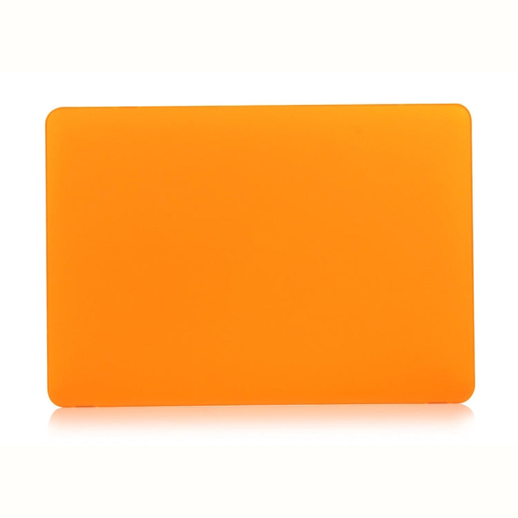 Laptop Frosted Style PC Protective Case for MacBook Pro 15.4 inch A1990 (2018)(Orange) - MacBook Pro Cases by buy2fix | Online Shopping UK | buy2fix