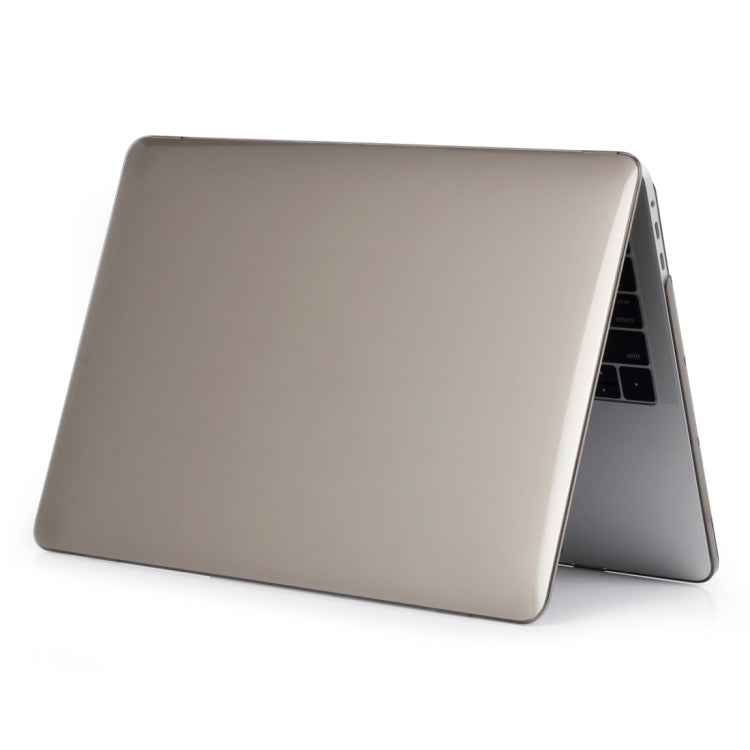 Laptop Crystal Style PC Protective Case for MacBook Pro 15.4 inch A1990 (2018) (Grey) - MacBook Pro Cases by buy2fix | Online Shopping UK | buy2fix