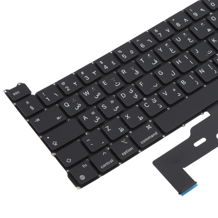 For MacBook Pro Retina 13 inch M1 A2338 Big Carriage Return Arabic Version Keyboard - Replacement Keyboards by buy2fix | Online Shopping UK | buy2fix