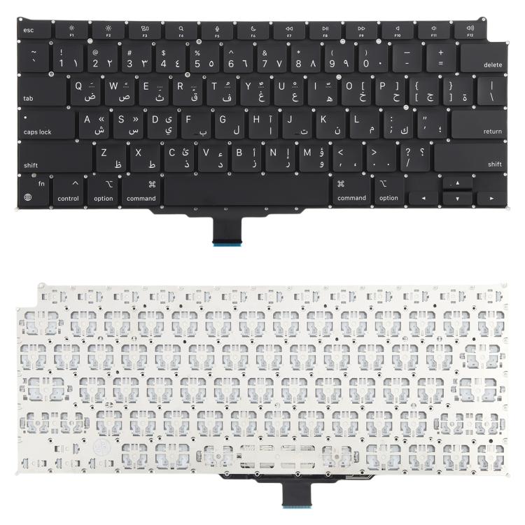 For MacBook Air 13.3 inch M1 A2337 2020 Small Carriage Return Arabic Version Keyboard - Replacement Keyboards by buy2fix | Online Shopping UK | buy2fix