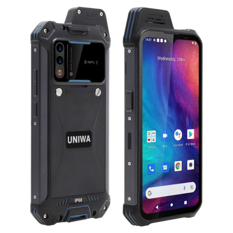 UNIWA W888 Explosion-proof Rugged Phone, 4GB+64GB, IP68 Waterproof Dustproof Shockproof, 5000mAh Battery, 6.3 inch Android 11 MTK6765 Helio P35 Octa Core up to 2.35GHz, Network: 4G, NFC, OTG(Black+Orange) - UNIWA by UNIWA | Online Shopping UK | buy2fix