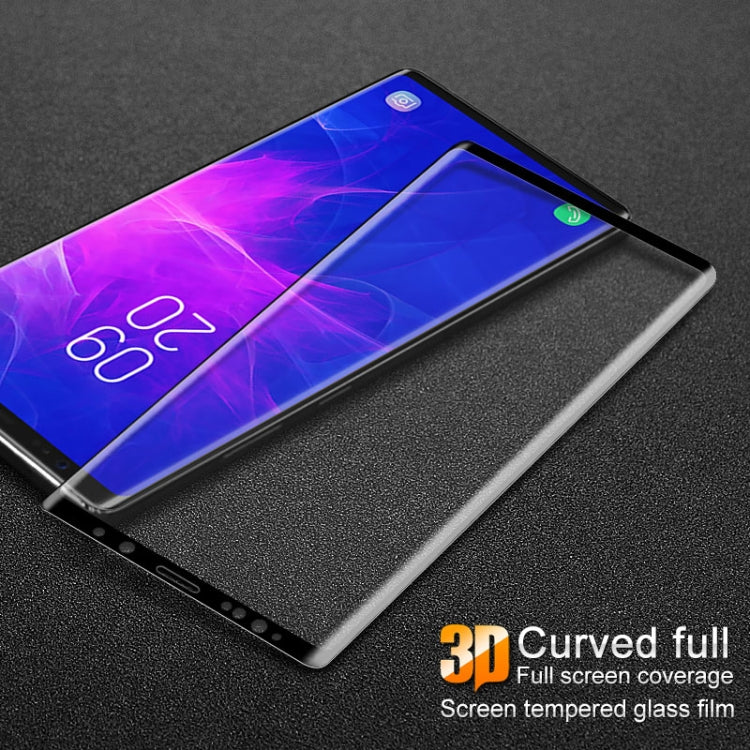 IMAK 9H 3D Curved Surface Full Screen Tempered Glass Film for Galaxy Note9(Black) - Galaxy Tempered Glass by imak | Online Shopping UK | buy2fix