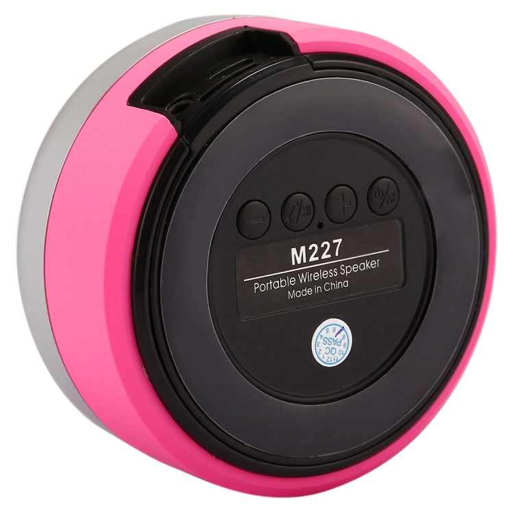 M227 Multifunctional Card Music Playback Bluetooth Speaker, Support Handfree Call & TF Card & AUX Audio Function(Magenta) - Desktop Speaker by buy2fix | Online Shopping UK | buy2fix