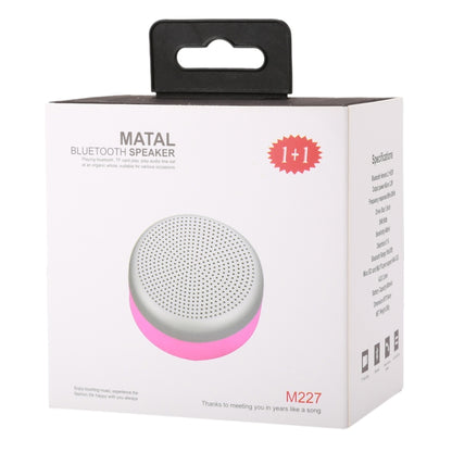 M227 Multifunctional Card Music Playback Bluetooth Speaker, Support Handfree Call & TF Card & AUX Audio Function(Magenta) - Desktop Speaker by buy2fix | Online Shopping UK | buy2fix