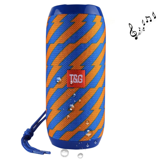 T&G TG117 Portable Bluetooth Stereo Speaker, with Built-in MIC, Support Hands-free Calls & TF Card & AUX IN & FM, Bluetooth Distance: 10m(Dark Blue) - Desktop Speaker by T&G | Online Shopping UK | buy2fix