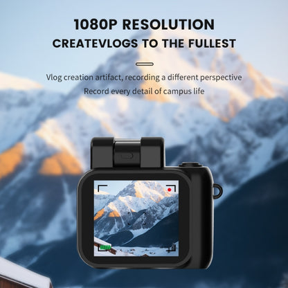 Y4000 Mini Camera 1080P HD Digital Camera with Screen Portable Retro Travel Vlog Student Small Camcorder (Black) - Video Cameras by buy2fix | Online Shopping UK | buy2fix