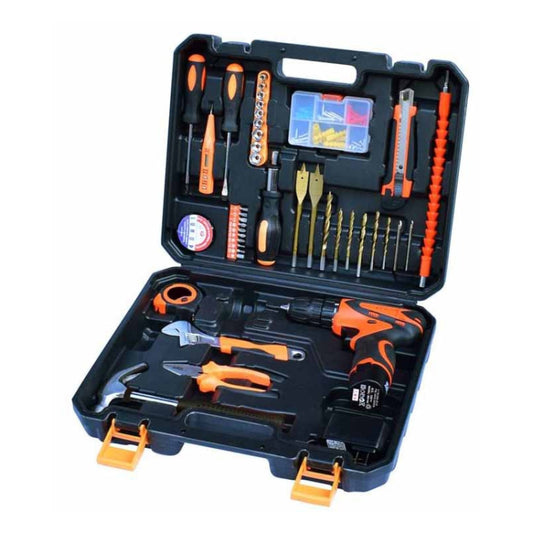STT-044C Multifunction Household 44-Piece Electrician Repair Toolbox 12V Lithium Electric Drill Suit - Combination Kit by buy2fix | Online Shopping UK | buy2fix