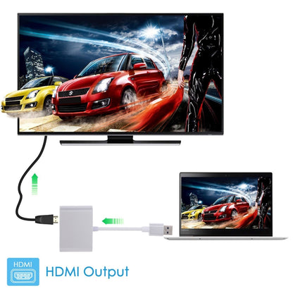 2 in 1 USB 3.0 to HDMI + VGA Adapter(Silver) - Cable & Adapters by buy2fix | Online Shopping UK | buy2fix