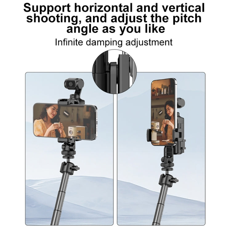 For DJI OSMO Pocket 3 PULUZ Protective Frame Expansion Phone Clamp, Compatible with Tripod Pole (Black) - Mount & Holder by PULUZ | Online Shopping UK | buy2fix