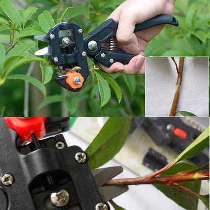 Garden Professional Grafting Cutting Tool / Graft Pruner / Grafting Scissors for Vegetable Fruit Tree(Black) - Garden Hand Tools by buy2fix | Online Shopping UK | buy2fix