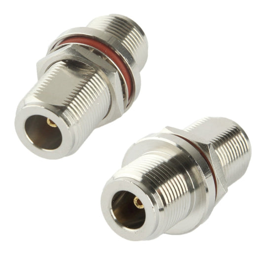 Coaxial RF N Female to N Female Adapter(Silver) - Connectors by buy2fix | Online Shopping UK | buy2fix