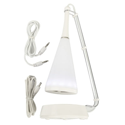 Multifunctional USB LED Desk Lamp, Touch Sensor + Mini Bluetooth V4.0 Speaker(White) - Night Lights by buy2fix | Online Shopping UK | buy2fix