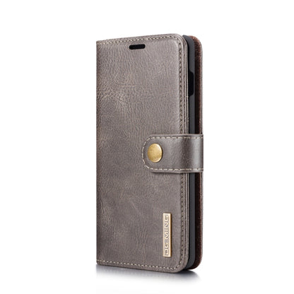 DG.MING Crazy Horse Texture Flip Detachable Magnetic Leather Case for Samsung Galaxy S10 Plus, with Holder & Card Slots & Wallet(Grey) - Galaxy Phone Cases by DG.MING | Online Shopping UK | buy2fix